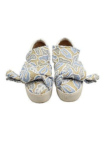 Truly Madly Deeply N.21 Lace-Trimmed Knot Slip-Ons in Tan Leather (view 2)