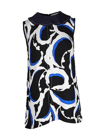 MARNI Marni Printed Sleeveless Top in Multicolor Viscose (view 1)