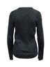 Chloé 100% Other Blue Chloe Lamé Ribbed Knit Sweater in Navy Blue Viscose Size S - photo 3