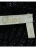 Chloé 100% Other Blue Chloe Lamé Ribbed Knit Sweater in Navy Blue Viscose Size S - photo 4