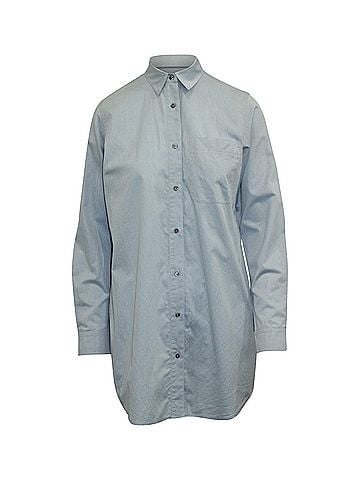 Alexander Wang Alexander Wang Shirt Dress in Light Blue Cotton (view 1)