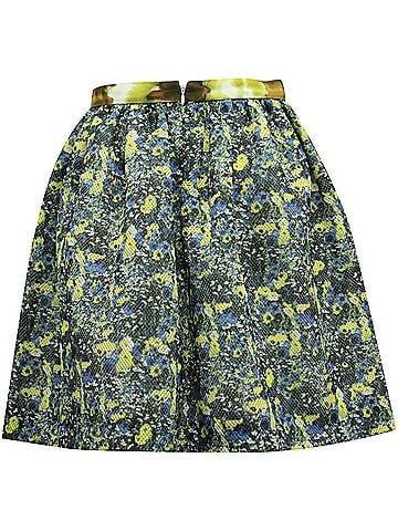 MSGM MSGM Printed Skirt in Multicolor Polyester (view 2)