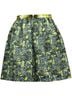 MSGM 100% Synthetic Multi Color MSGM Printed Skirt in Multicolor Polyester Size M - photo 2