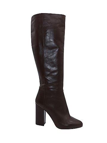 Tabitha Simmons Tabitha Simmons Sophie Knee High Boots in Brown Calfskin Leather (view 1)