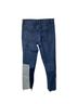 Sandro 100% Cotton Blue Sandro Distressed Patchwork Jeans in Blue Cotton Size M - photo 2