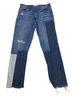 Sandro 100% Cotton Blue Sandro Distressed Patchwork Jeans in Blue Cotton Size M - photo 3