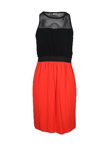 Sandro Sandro Crew Neck Dress in Multicolor Viscose (view 1)