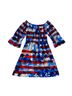 Amazon Basics Stars Stripes Multi Color Casual Dress Size S - photo 2