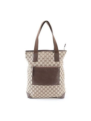 Gucci Gucci GG Canvas 019 0401 Leather Tote Bag Handbag Shoulder for Men (view 1)