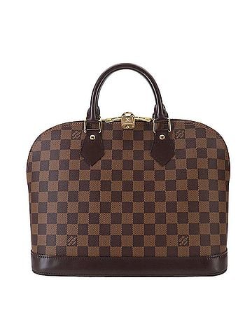 Louis Vuitton Louis Vuitton Damier Alma PM Handbag, Ebene, N51131, Brown with Gold Hardware. (view 1)