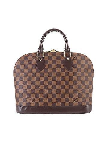 Louis Vuitton Louis Vuitton Damier Alma PM Handbag, Ebene, N51131, Brown with Gold Hardware. (view 2)