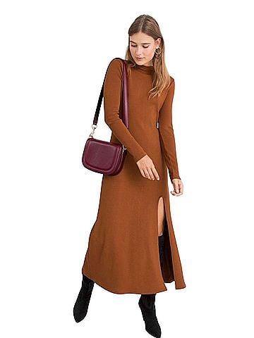 & Other Stories Ribbed Mock Neck Sweater Dress Casual Dress (view 1)