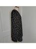 Pendleton 100% Polyester Floral Black Long Sleeve Blouse Size 12 - photo 8