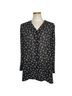 Pendleton 100% Polyester Floral Black Long Sleeve Blouse Size 12 - photo 1