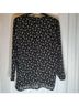 Pendleton 100% Polyester Floral Black Long Sleeve Blouse Size 12 - photo 7
