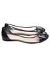Roger Vivier 100% Pvc Black  Roger Vivier Buckle Accent Ballet Flats in Black PVC Size EU 36 - photo 1