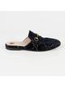 Gucci 100% Leather Blue Prinstown Horsebit Mule Size EU 36 1/2 - photo 2