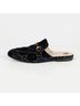 Gucci 100% Leather Blue Prinstown Horsebit Mule Size EU 36 1/2 - photo 4