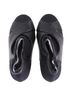 Fendi 100% Leather Black  Fendi Striped Sock Ankle Boots in Black Leather Size EU 38 - photo 11