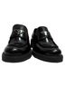 Prada 100% Leather Black Prada Brushed Loafers in Black Leather Size EU 38 - photo 2