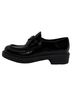 Prada 100% Leather Black Prada Brushed Loafers in Black Leather Size EU 38 - photo 4