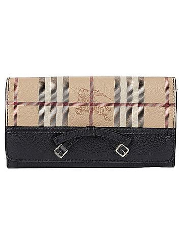 Burberry Haymarket Long Wallet (view 1)