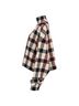 Victoria Beckham 100% Other Multi Color Victoria Victoria Beckham Cropped Plaid Funnel-Neck Jacquard Sweater in Multicolor Viscose Size S - photo 2