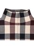 Victoria Beckham 100% Other Multi Color Victoria Victoria Beckham Cropped Plaid Funnel-Neck Jacquard Sweater in Multicolor Viscose Size S - photo 5