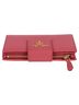Prada 100% Leather Pink Flap Wallet One size - photo 2