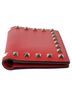 Mario Valentino 100% Leather Red Rockstud Medium Wallet One size - photo 7