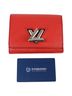 Louis Vuitton 100% Leather Red Twist Compact Wallet One size - photo 8