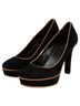 Gucci 100% Leather Black Pumps Size EU 36 1/2 - photo 1