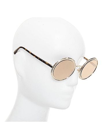Chanel Chanel 4226 gold-tone round mirrored lens resin temple sunglasses (view 1)