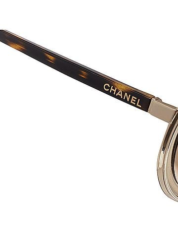 Chanel Chanel 4226 gold-tone round mirrored lens resin temple sunglasses (view 2)