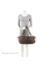 Gucci 100% Leather Gray Gucci Leather Bamboo Bar Medium Tote One size - photo 5