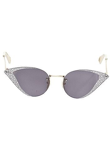 Gucci Gucci Hollywood Forever GG0898S silver crystal black cat eye sunglasses (view 1)
