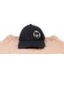 Miu Miu 100% Leather Black Logo Baseball Cap Size One size - photo 1