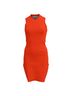 Victoria Beckham 100% Other Orange VB Body by Victoria Beckham Bodycon Mini Dress in Orange Viscose Size 4 - photo 1