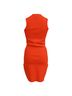 Victoria Beckham 100% Other Orange VB Body by Victoria Beckham Bodycon Mini Dress in Orange Viscose Size 4 - photo 3