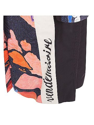 Prada PRADA 2017 Runway Vendemiaire orange black pop art coat IT38 XS Anna Wintour (view 2)