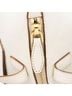 Prada 100% Leather White Prada Vitello Diano Pocket Mini Tote One size - photo 8