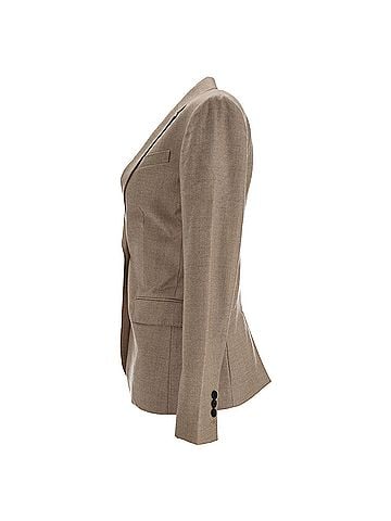 Theory Theory Sleek Staple Blazer in Beige Virgin Wool (view 2)
