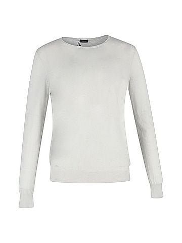 Joseph Joseph Knit Sweater in White Wool (view 1)