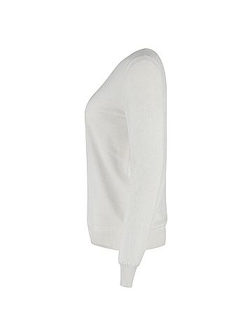 Joseph Joseph Knit Sweater in White Wool (view 2)