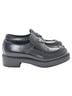 Prada 100% Leather Black Prada Brushed Platform Loafers in Black Leather Size EU 35 - photo 1
