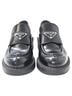 Prada 100% Leather Black Prada Brushed Platform Loafers in Black Leather Size EU 35 - photo 2
