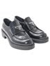 Prada 100% Leather Black Prada Brushed Platform Loafers in Black Leather Size EU 35 - photo 4