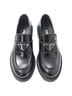 Prada 100% Leather Black Prada Brushed Platform Loafers in Black Leather Size EU 35 - photo 5