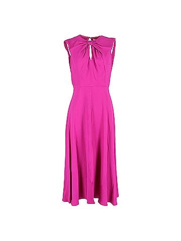 Saloni Saloni Marla Long Dress in Pink Rayon (view 1)