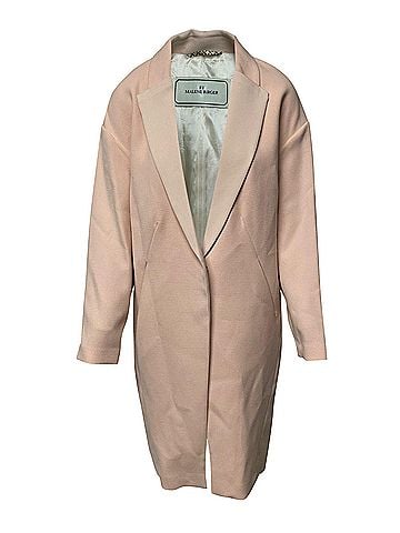 By Malene Birger By. Malene Birger Fiurica Oversized Piqué Coat in Pink Polyester (view 1)